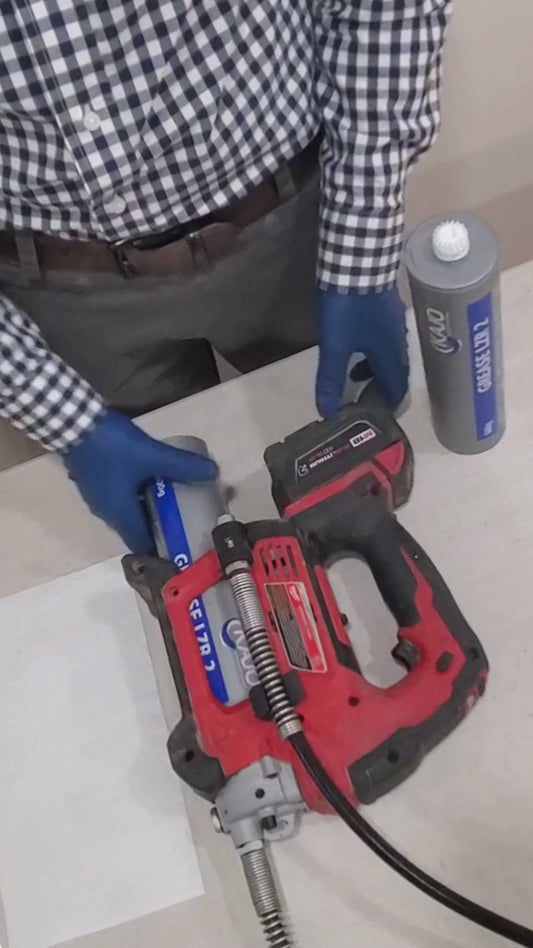 KAJO LZR 2 Grease Trial Pack - 4 Tubes + Milwaukee/DeWalt/Makita Adapter